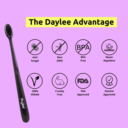 Daylee Eco-friendly Cornstarch Toothbrush